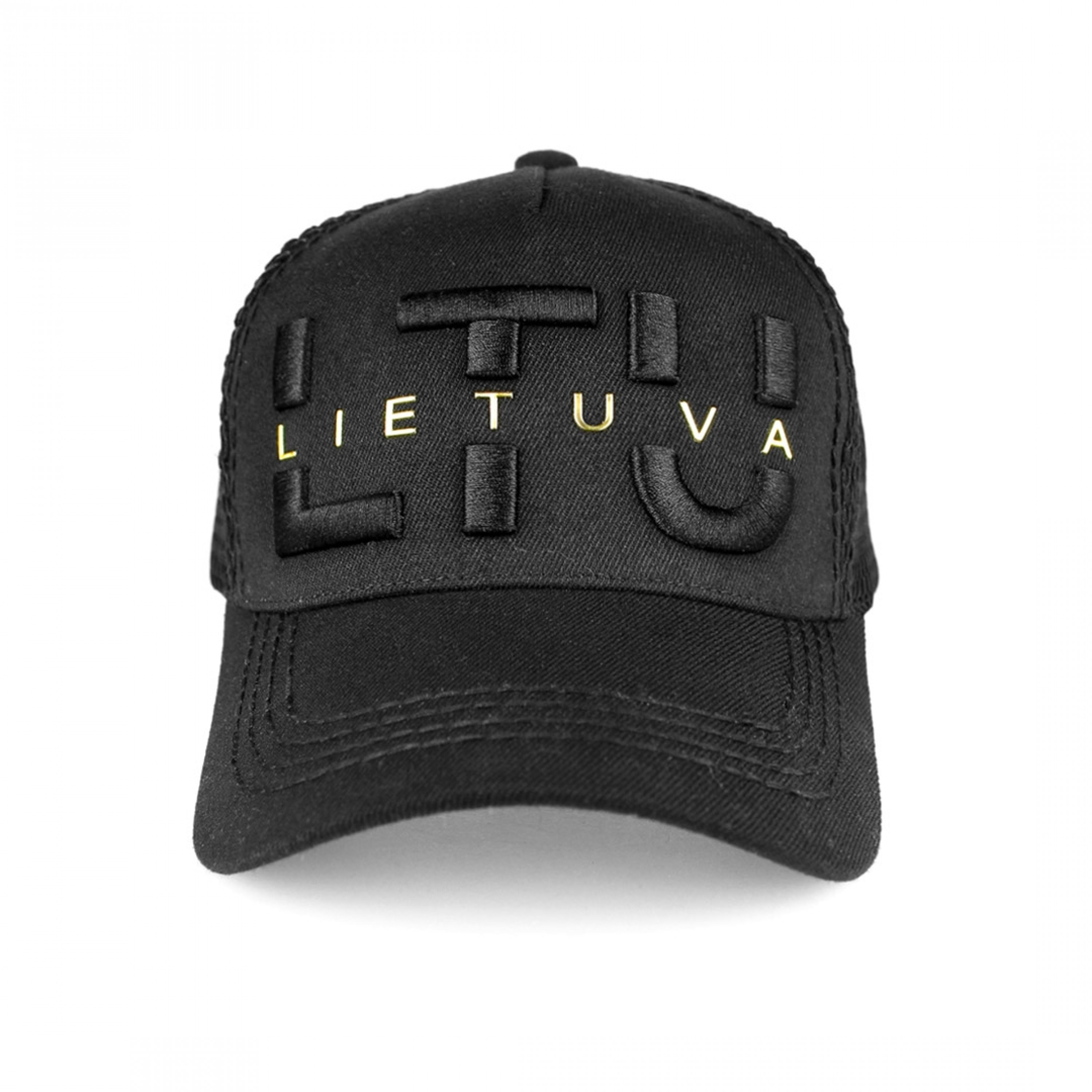 Black hat with mesh LTU Lithuania 