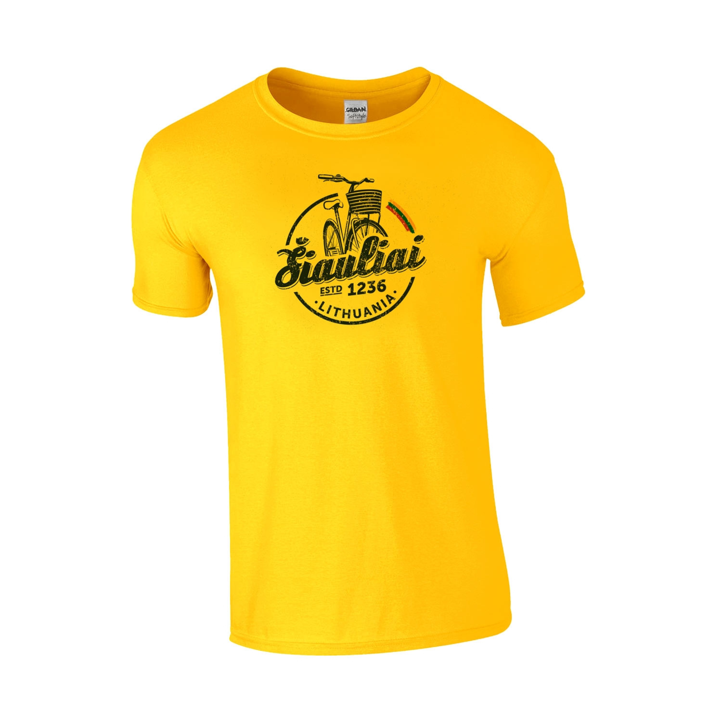 Cotton t-shirts Siauliai Lithuania, price | Citysouvenirs.lt