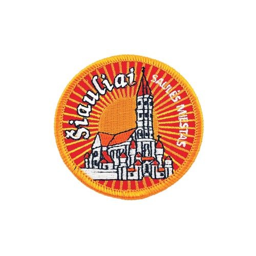 Embroidered patch - Šiauliai