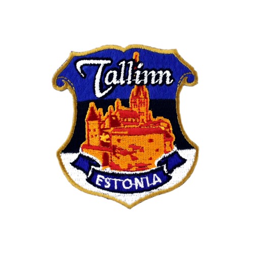 Embroidered patch - Tallinn Estonia