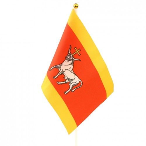 Kaunas City Handheld Flag with Plastic Pole