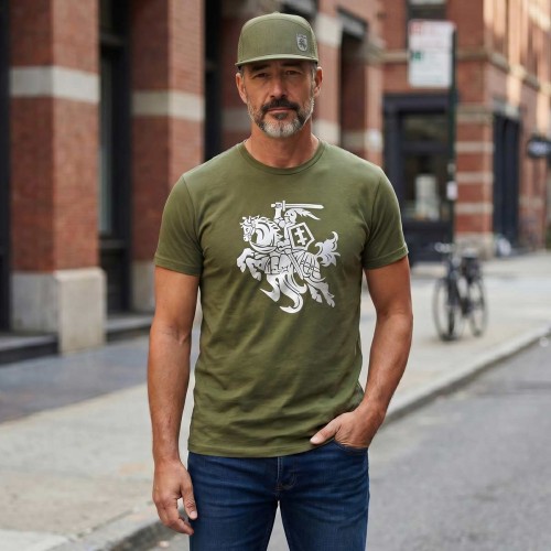 Olive green Snapback Vytis Lietuva