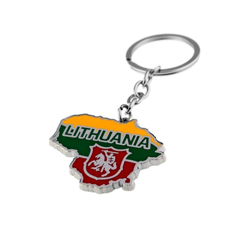 Metal key chain LITHUANIA