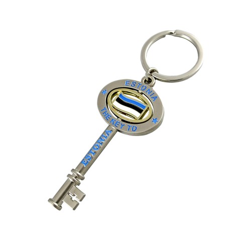 Metal key chain The Key to Estonia