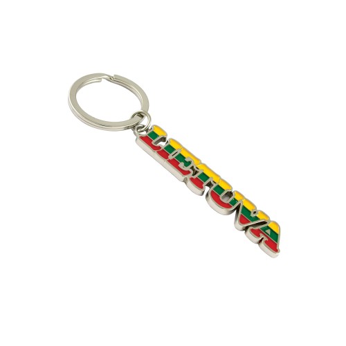 Metal key chain Lietuva