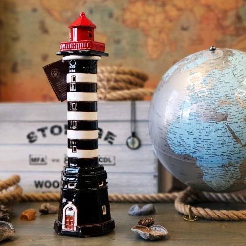 Handmade ceramic lighthouse candle holder – Klaipeda Lithuania