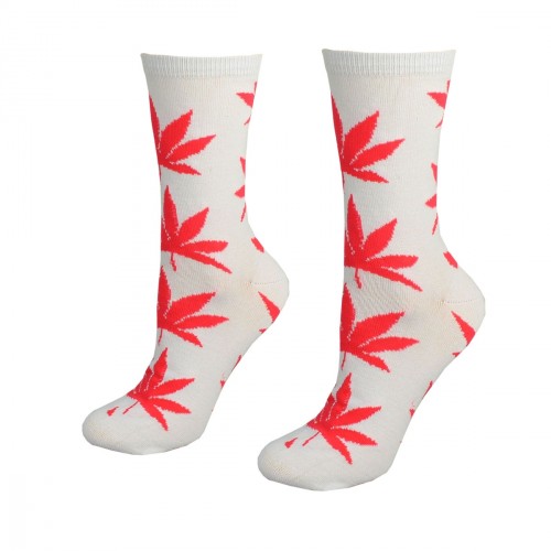 White women socks with weed leaf Size:(36-42) 