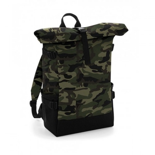 Leisure Backpack "Roll-Top" Jungle Camo/Black