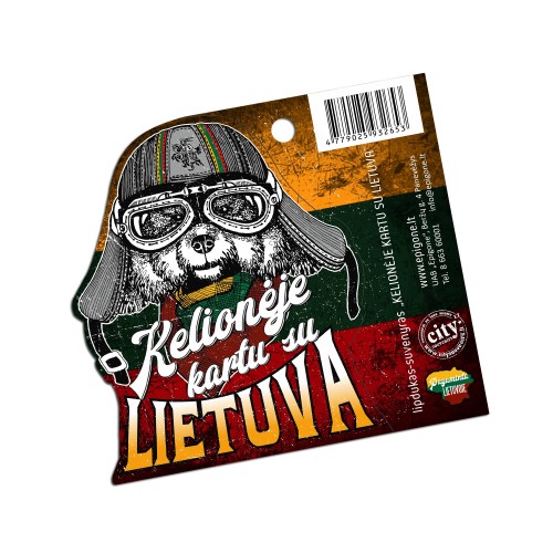 Sticker "Travel with Lithuania"