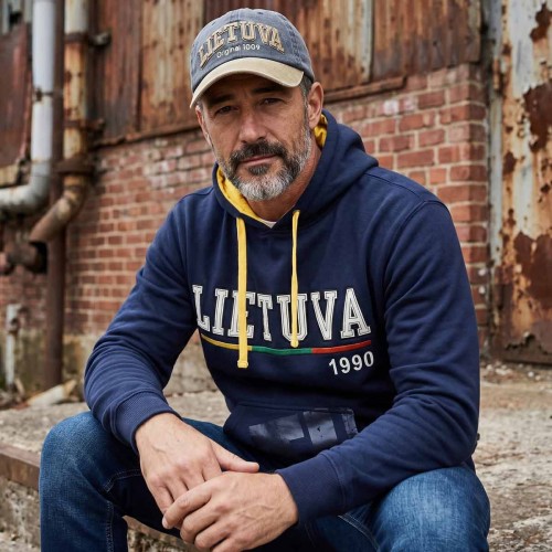 Blue “Lithuania Original 1009” Cap with Khaki Visor