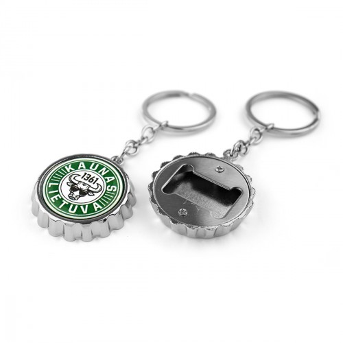 Bottle stopper shape metal key chain - bottle opener Kaunas 1361