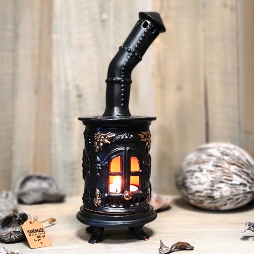 Handmade stove candle holder "Vampa"