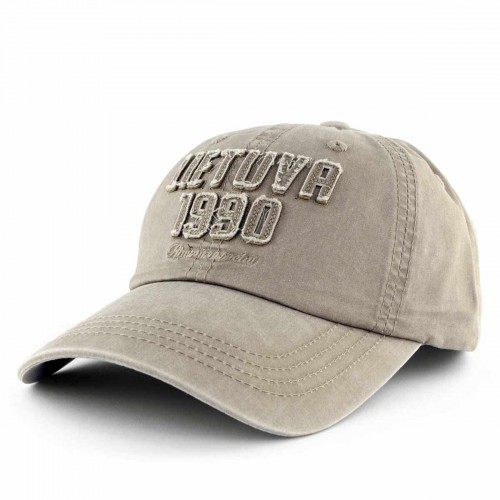 Lithuania 1990 Revival Years cap in sand colour