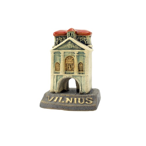 Handmade ceramic miniature The Chapel of the Gates of Dawn