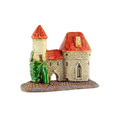 Handmade ceramic miniature Viru Gates Tallinn