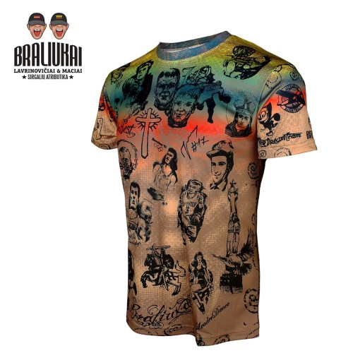 Tattoo men t-shirts BRALIUKAI