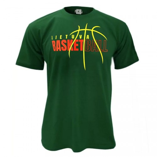 Green “Lietuva Basketball” T-Shirt