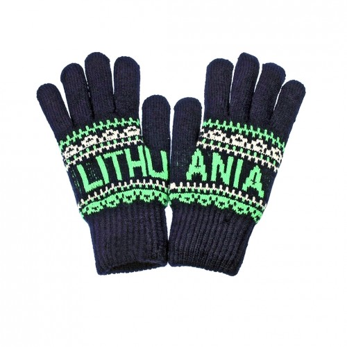Blue color winter gloves Lithuania - Robin Ruth