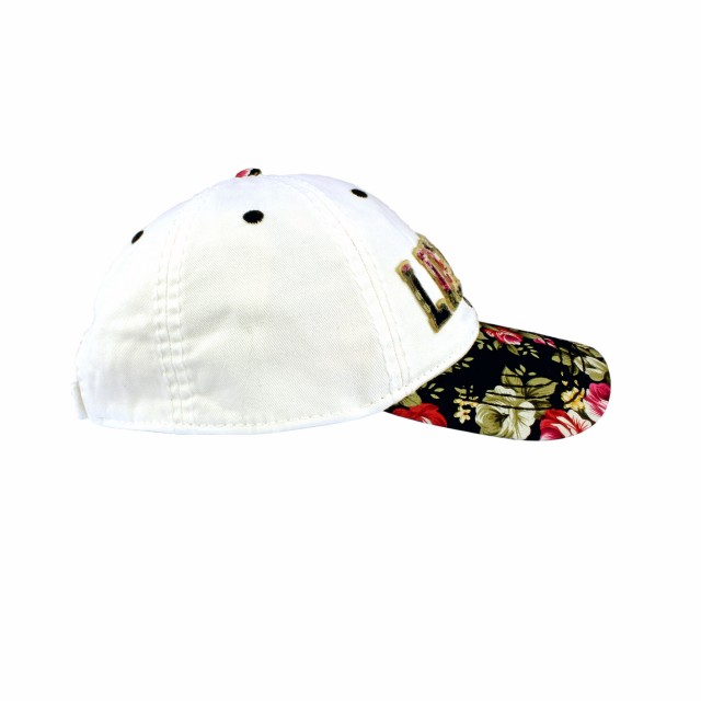 White color women baseball floral cap Lithuania, price | Citysouvenirs.lt