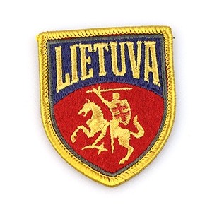 Embroidered patch Vytis Lithuania