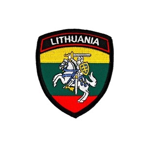 Lithuania embroidered patch 