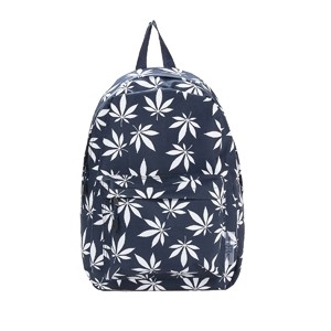 Leisure Backpack with weed leaf