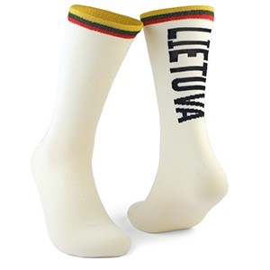 White Men's Socks 