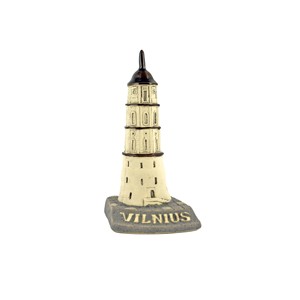 Handmade ceramic miniature Bell Tower