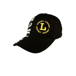 Black baseball Cap The Country of Lithuania