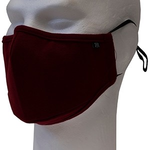 Burgundy face mask Robin Ruth