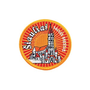 Embroidered patch - Šiauliai