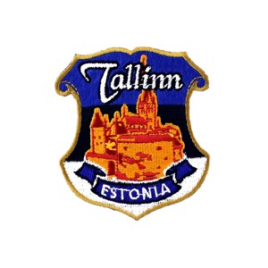 Embroidered patch - Tallinn Estonia