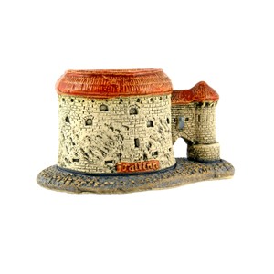 Handmade ceramic miniature Fat Margaret's Tower Tallinn