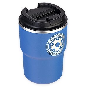 FC "panevežys" Ceramic lined travel mug 355 ml - Matte Blue