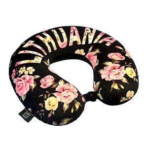 Flowered memory foam travel neck pillow Lithuania