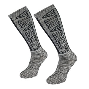 Long women gray socks Lithuania size:(36-42)