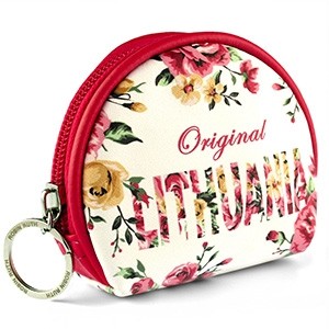 Coin Purse “LITHUANIA Original” – Floral White
