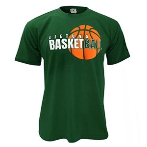 Green “Lietuva Basketball” fans T-Shirt