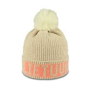 Beige short winter hat Lithuania - Robin Ruth