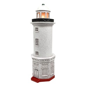 Hand made ceramic lighthouse candle holder - Užavas Latvia