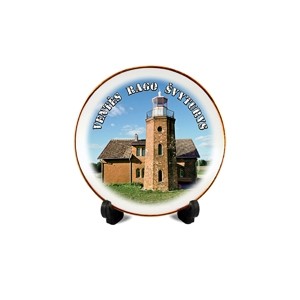 Porcelain plate with magnet Ventes Rago lighthouse