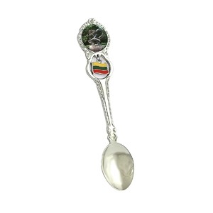 Metal spoon with Lithuanian flag Palanga