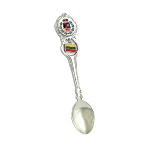 Metal spoon with Lithuanian flag Siauliai