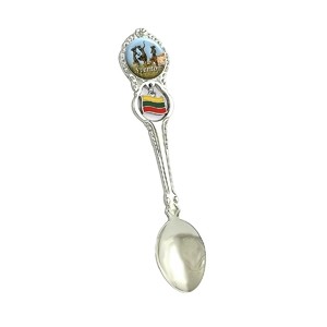 Metal spoon with Lithuanian flag Sventoji