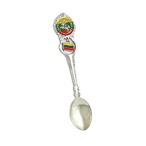 Metal spoon with Lithuanian flag Lithuania - Vytis