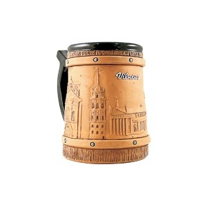 Handmade ceramic mug Vilnius