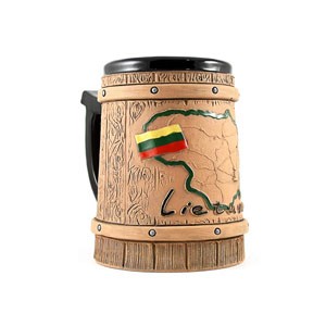 Handmade ceramic mug Lietuva