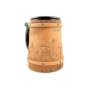 Hand made ceramic mug Trakai castle