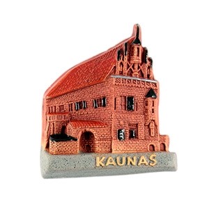 Handmade fridge magnet Kaunas Thunder House