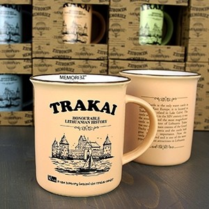 Trakai story mug, salmon color 280ml